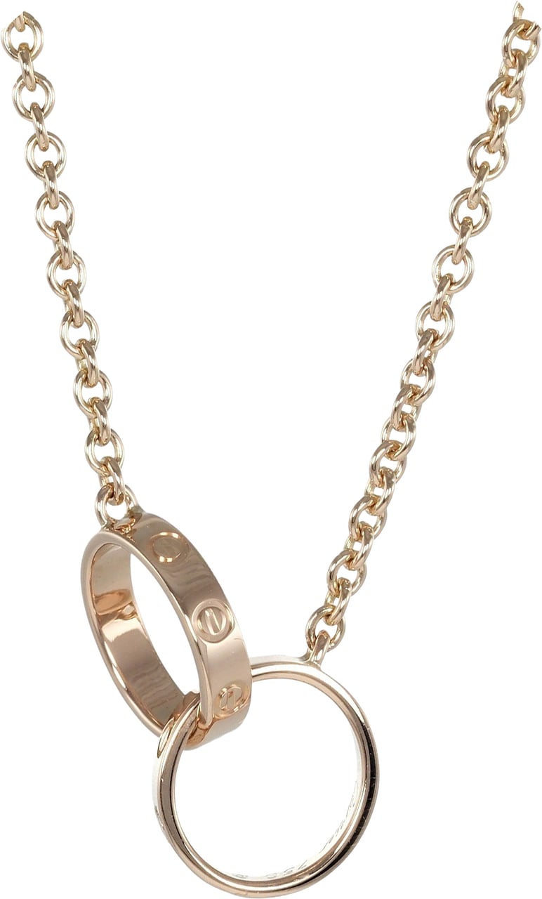 Cartier Cartier Baby Love Necklace 18K Pink gold Goud