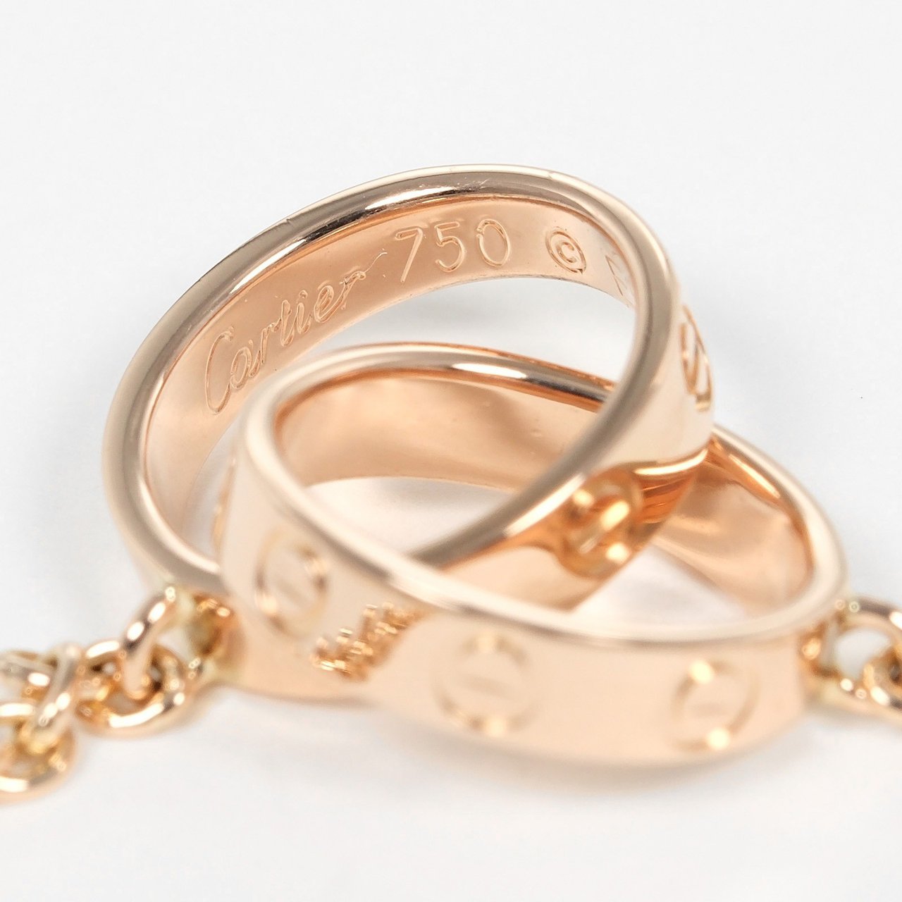 Cartier Cartier Baby Love Necklace 18K Pink gold Goud