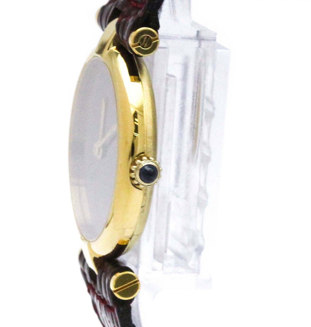 Cartier Must Vendôme Stainless Steel and Leather 24 Divers
