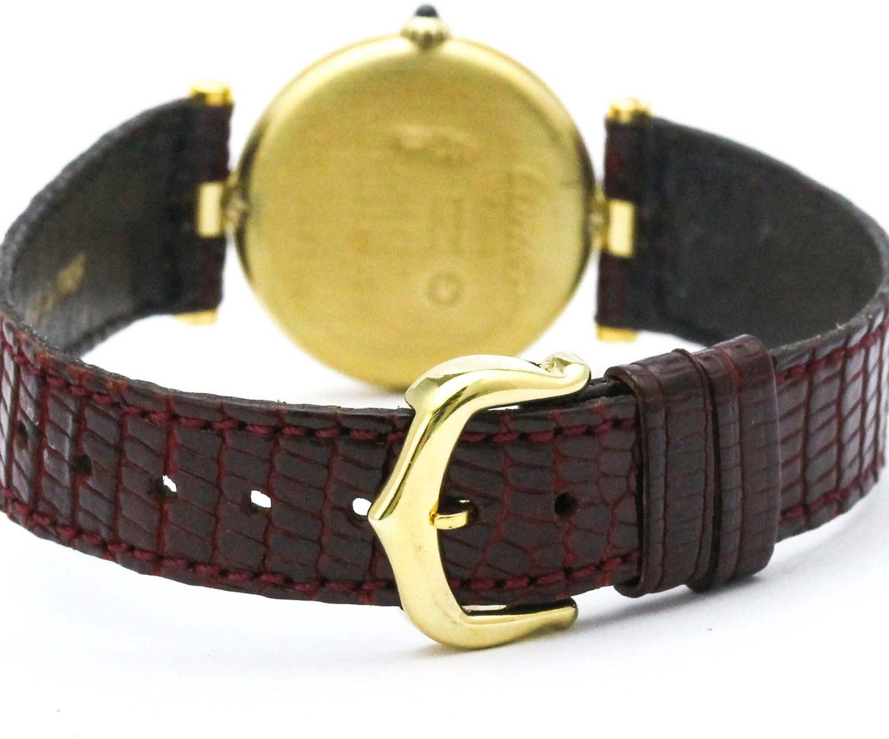 Cartier Must Vendôme Stainless Steel and Leather 24 Divers