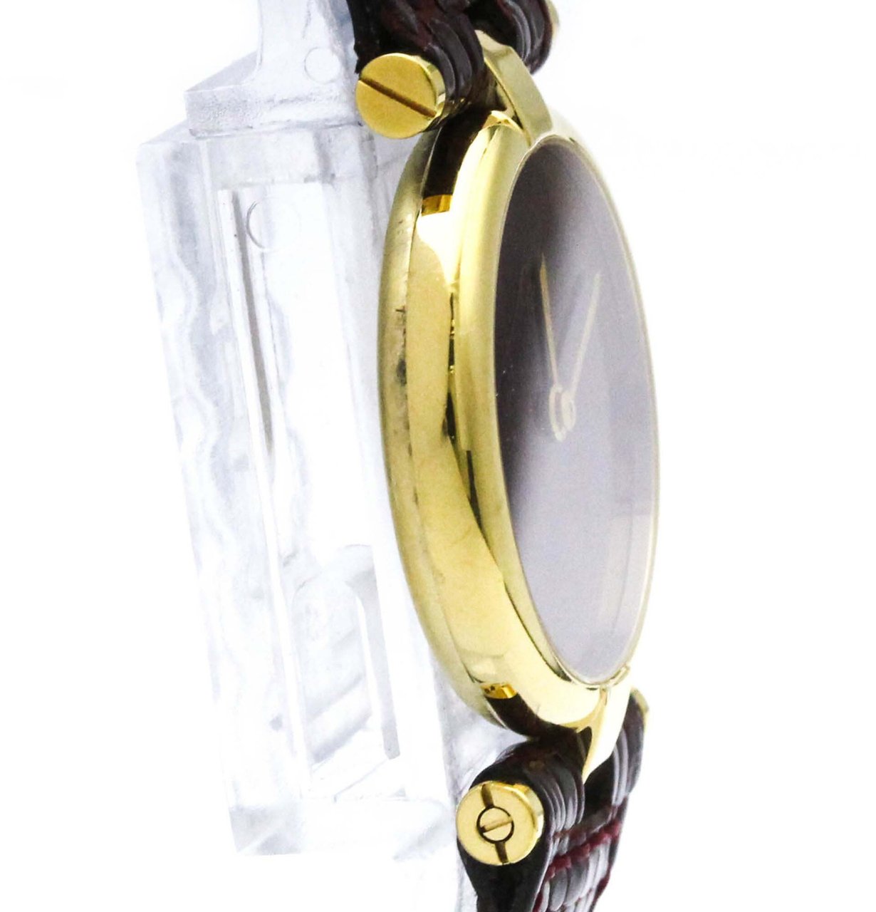 Cartier Must Vendôme Stainless Steel and Leather 24 Divers