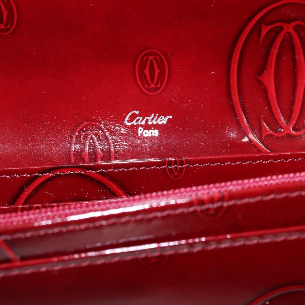 Cartier Cartier Happy Birthday Long Wallet Patent leather Divers