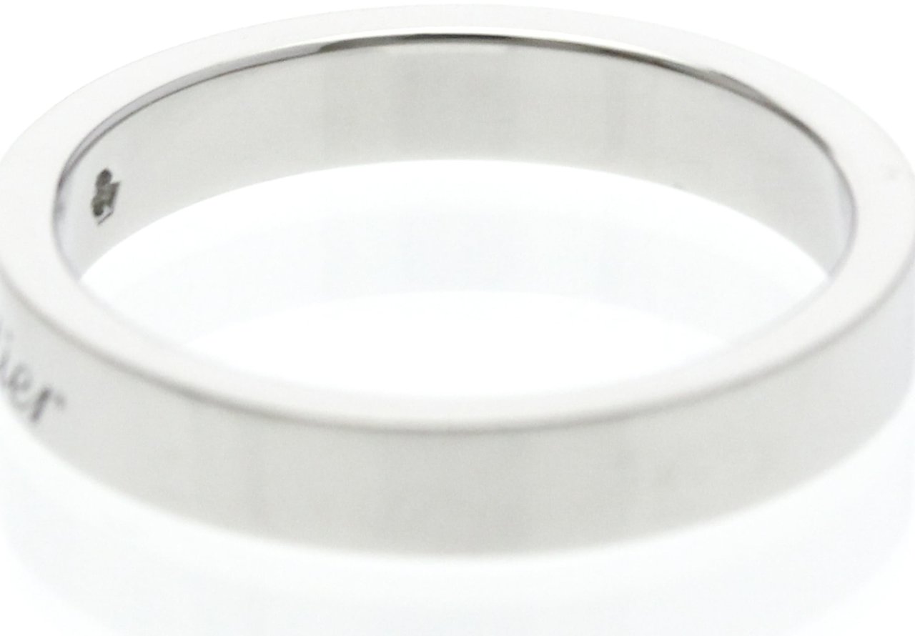 Cartier C de Cartier Wedding Band Platinum with Diamond Zilver