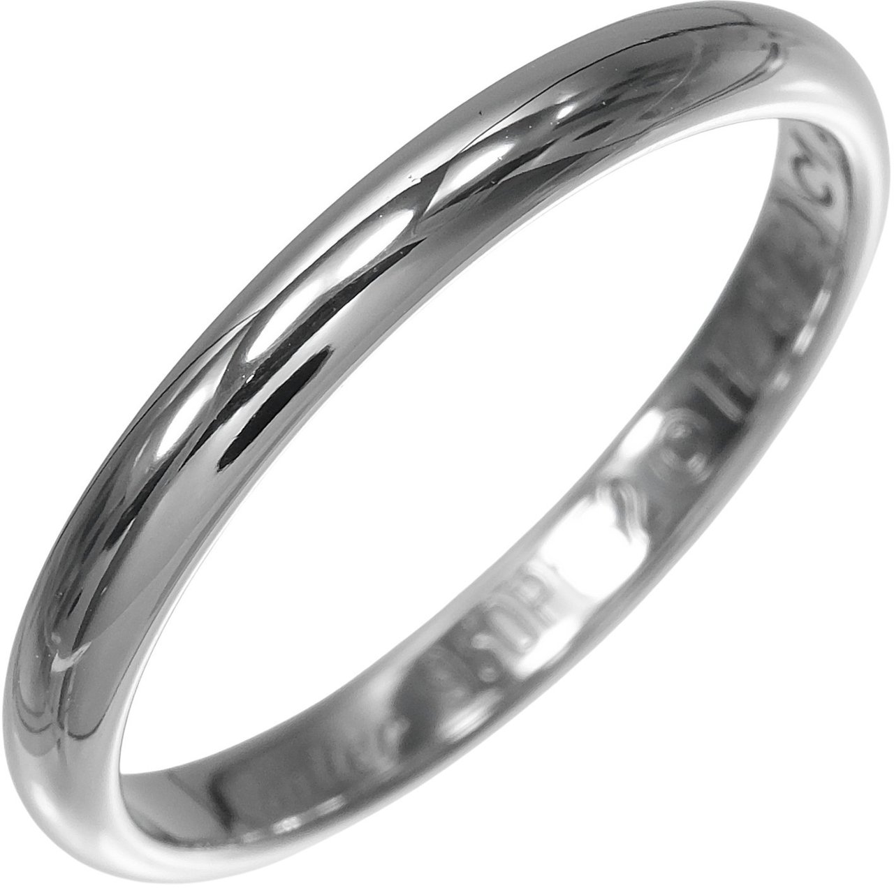 Cartier 1895 Wedding Band Platinum 2.5mm Zilver