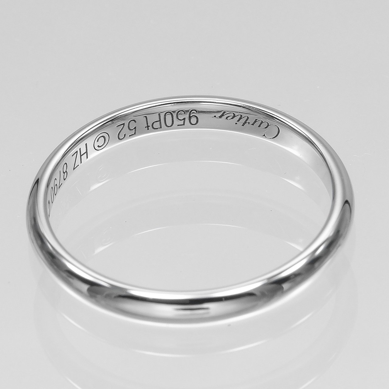 Cartier 1895 Wedding Band Platinum 2.5mm Zilver