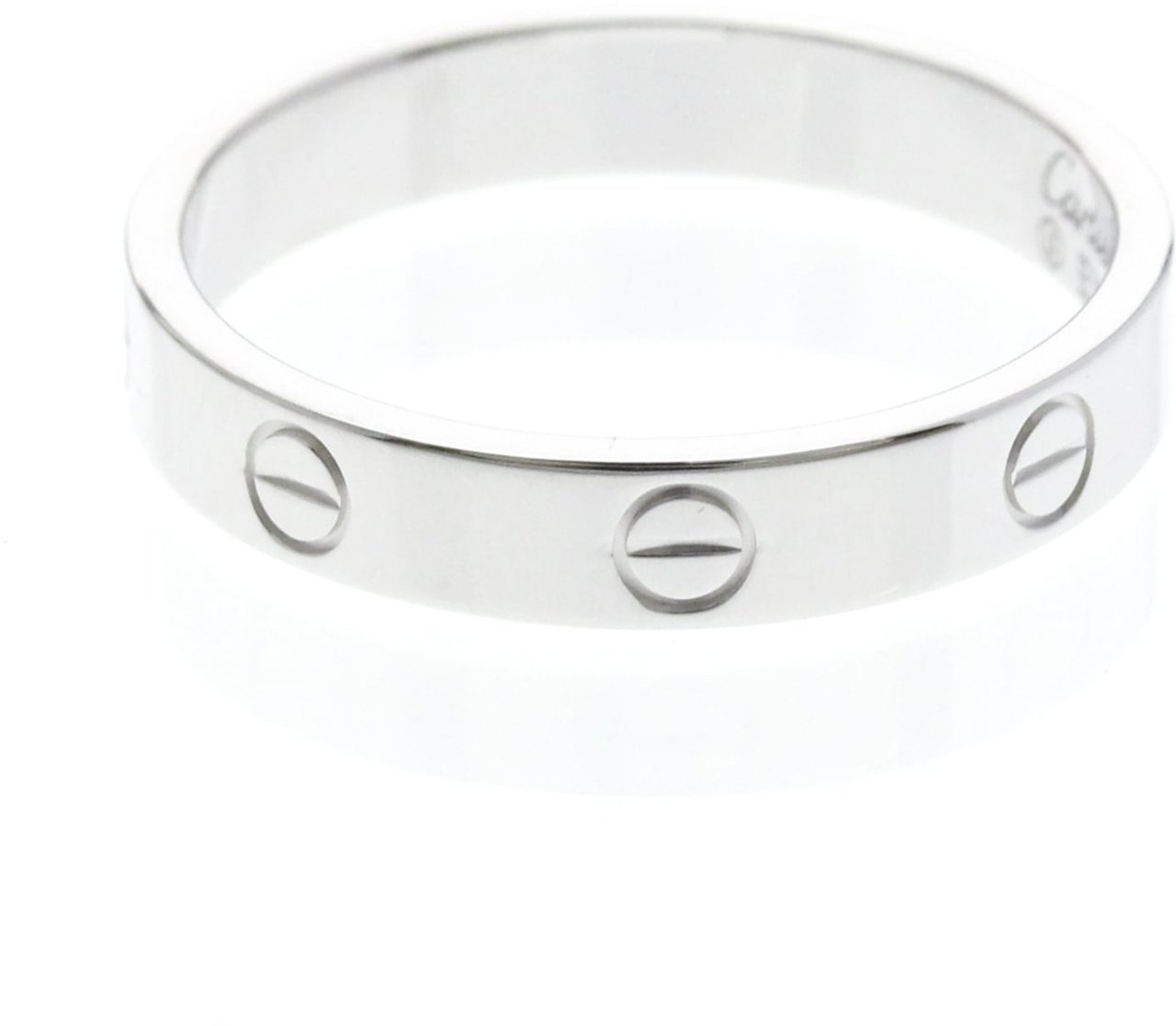 Cartier Love Wedding Band 18K White Gold Zilver