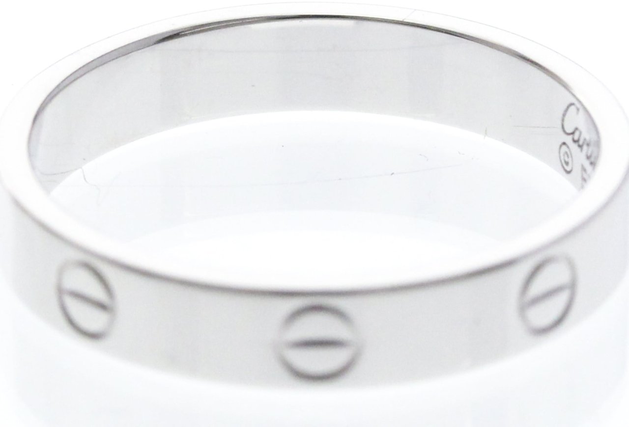 Cartier Love Wedding Band 18K White Gold Zilver