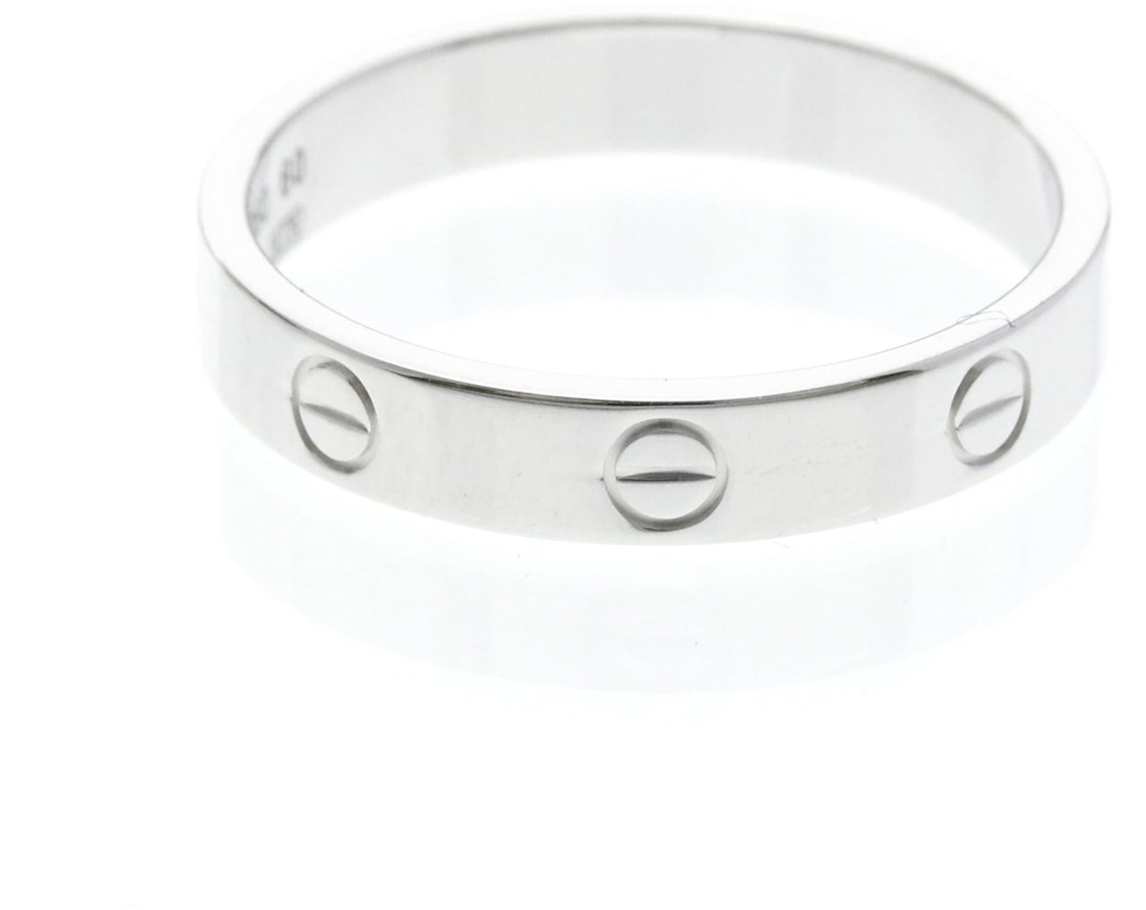 Cartier Love Wedding Band 18K White Gold Zilver