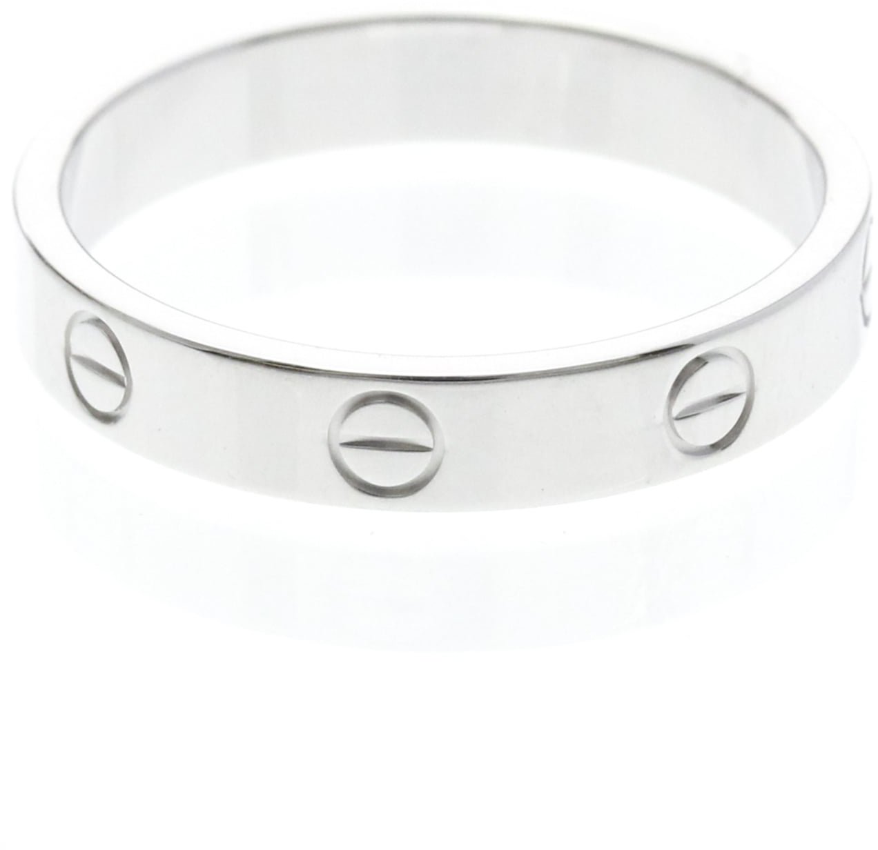 Cartier Love Wedding Band 18K White Gold Zilver