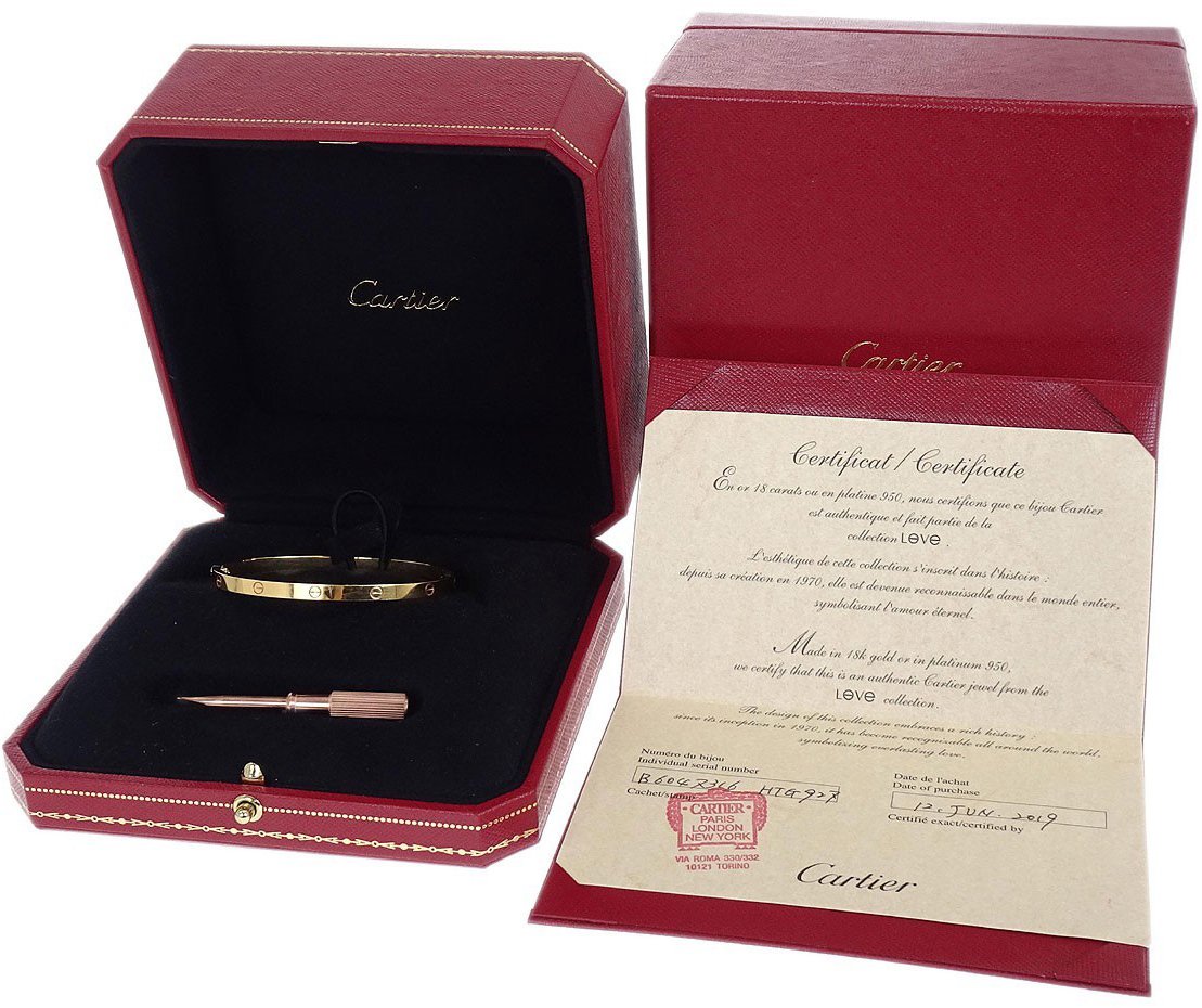 Cartier Cartier Love Bracelet 18K Rose Gold Small Goud