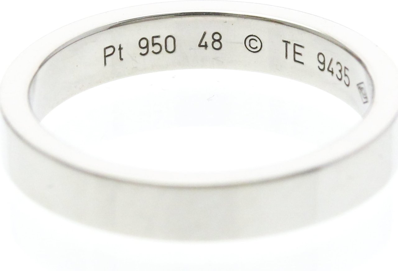 Cartier Cartier Band Ring Platinum / diamond Zilver
