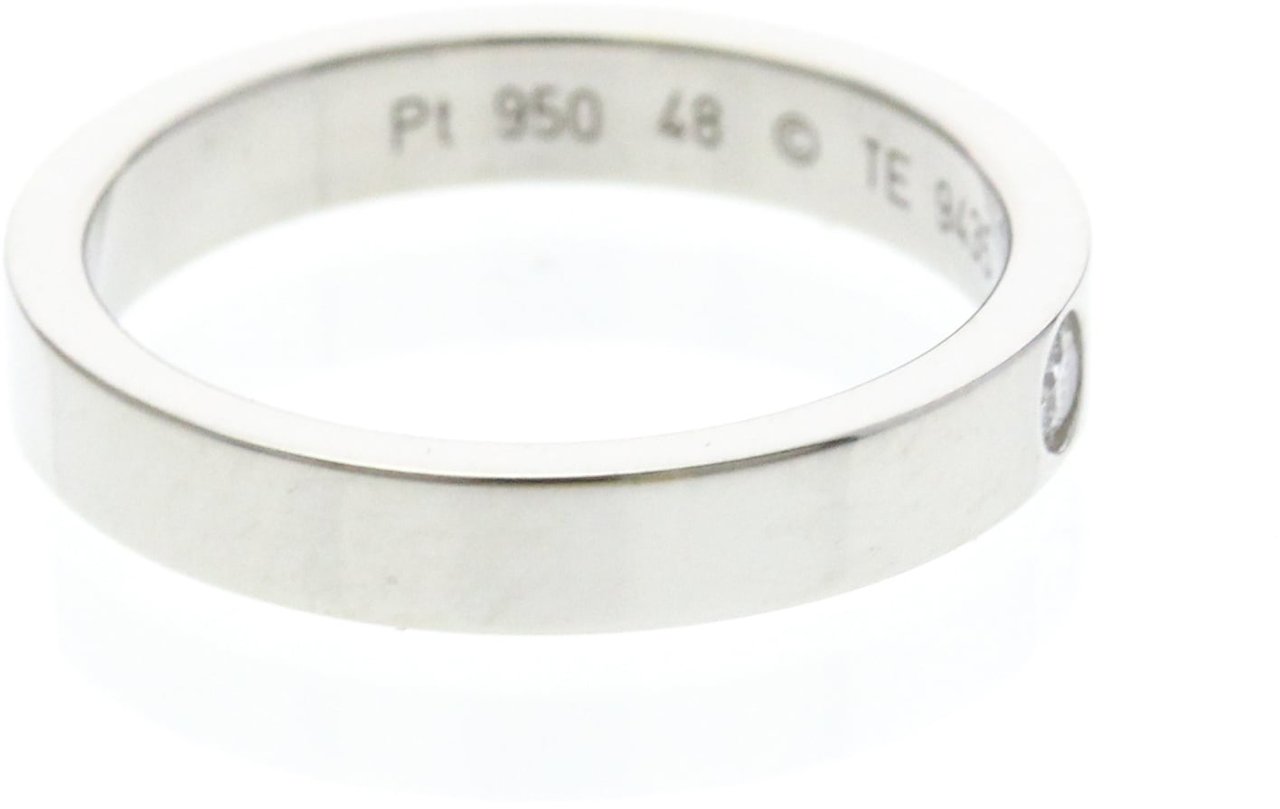 Cartier Cartier Band Ring Platinum / diamond Zilver