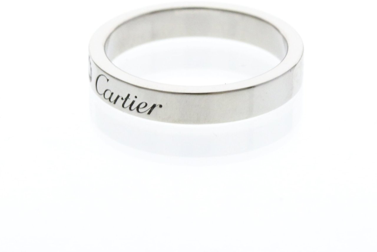 Cartier Cartier Band Ring Platinum / diamond Zilver