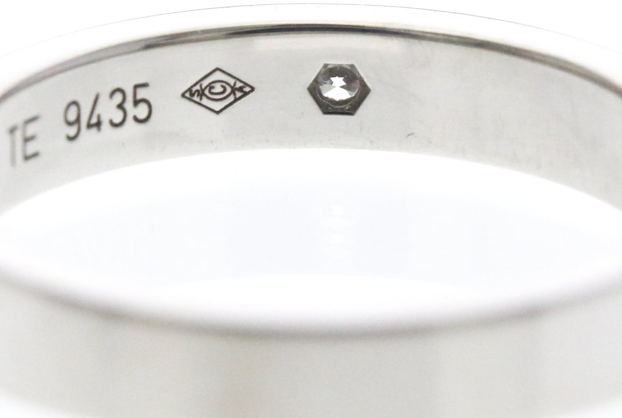 Cartier Cartier Band Ring Platinum / diamond Zilver