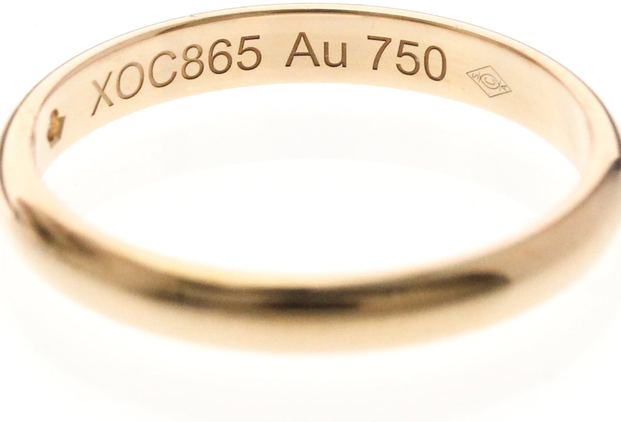 Cartier 1895 Wedding Band 18K Rose Gold with Diamond 2.6mm Goud