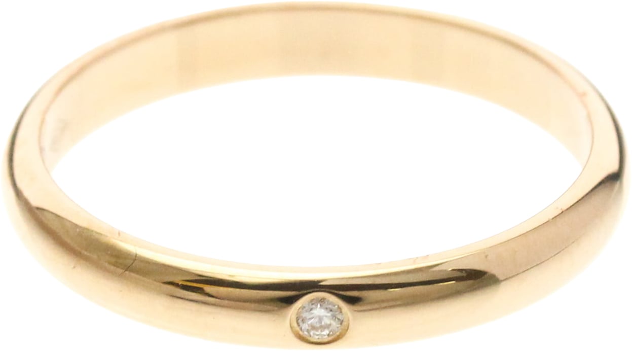 Cartier 1895 Wedding Band 18K Rose Gold with Diamond 2.6mm Goud