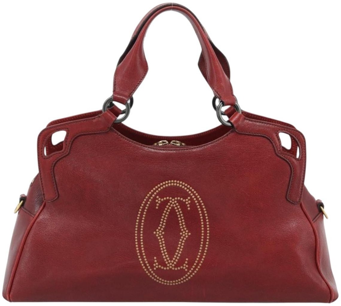 Cartier Marcello Leather Rood