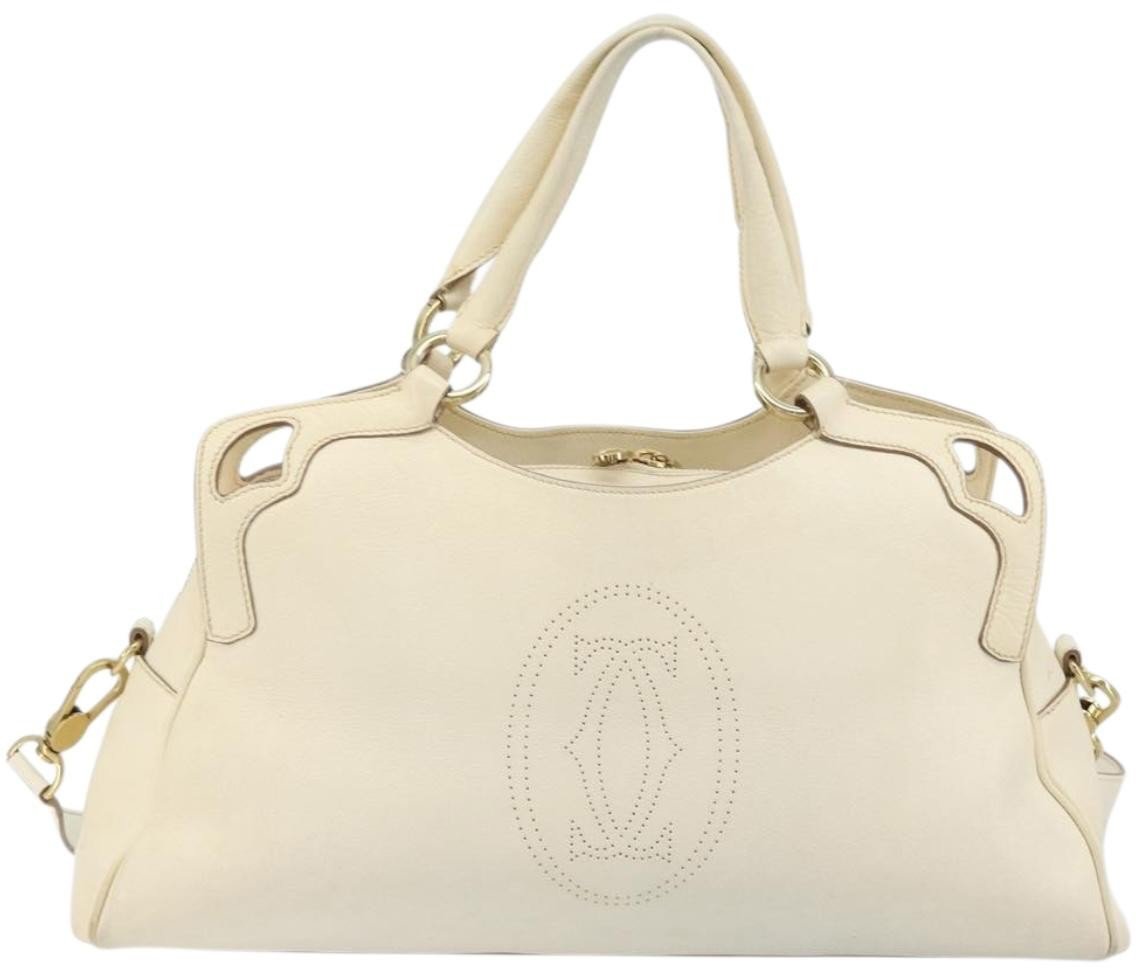 cartier Marcello Leather Wit