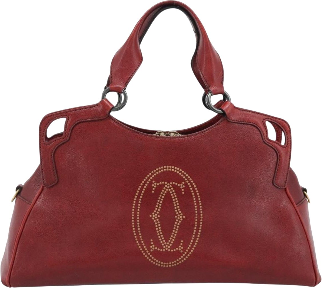 Cartier Marcello Leather Rood