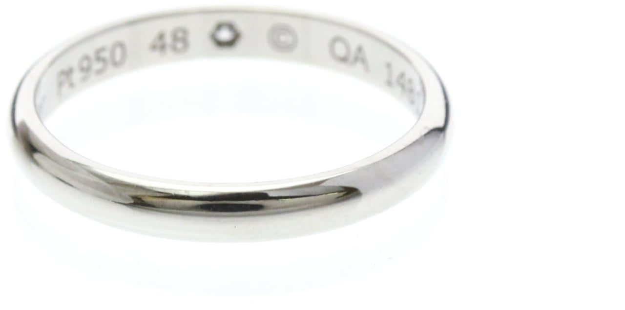 Cartier 1895 Wedding Band Platinum with Diamond 2.6mm Zilver