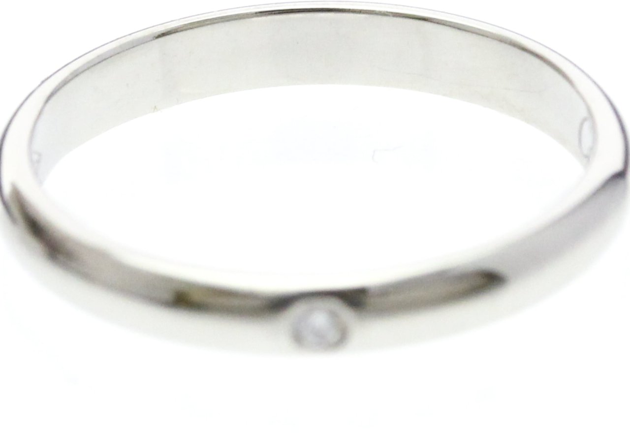 Cartier 1895 Wedding Band Platinum with Diamond 2.6mm Zilver