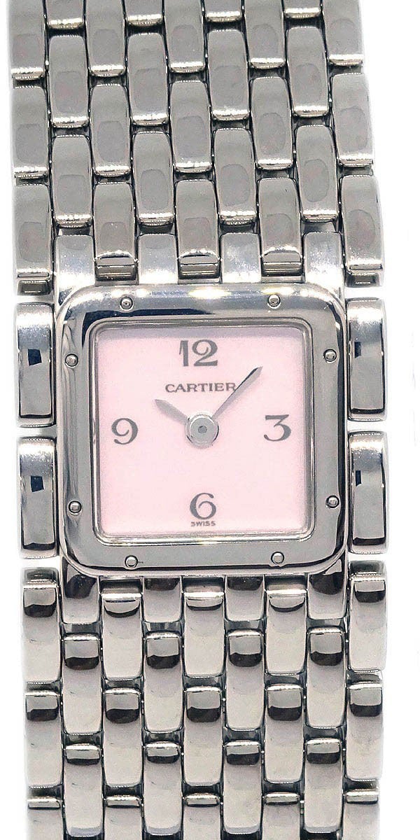 Cartier Cartier Panthere Ruban Quartz Watch Stainless Steel and Mother of Pearl 21 Divers