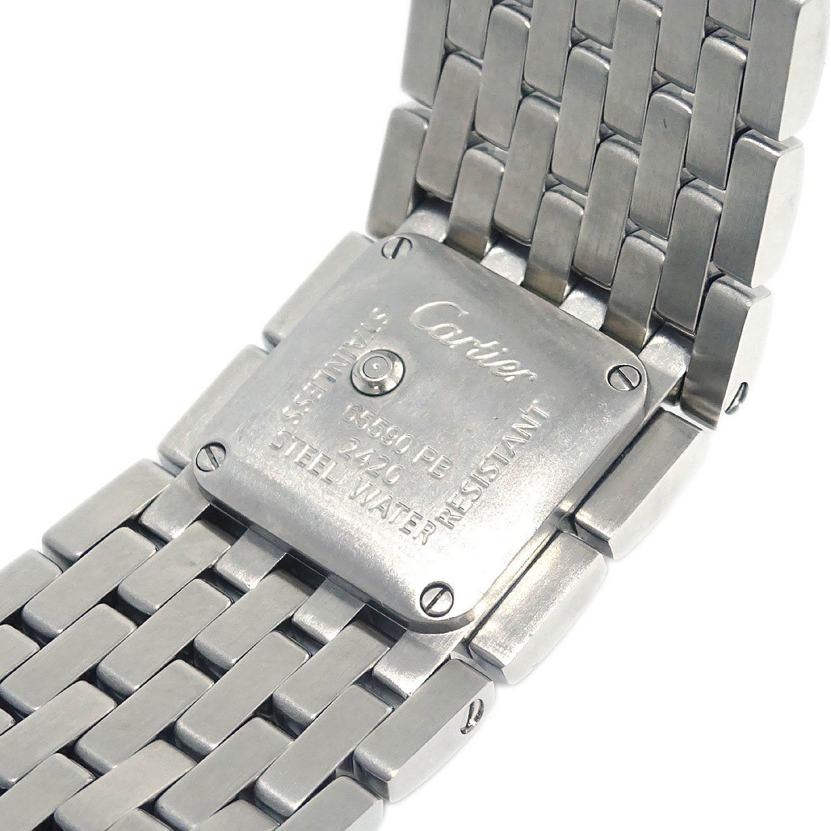 Cartier Cartier Panthere Ruban Quartz Watch Stainless Steel and Mother of Pearl 21 Divers
