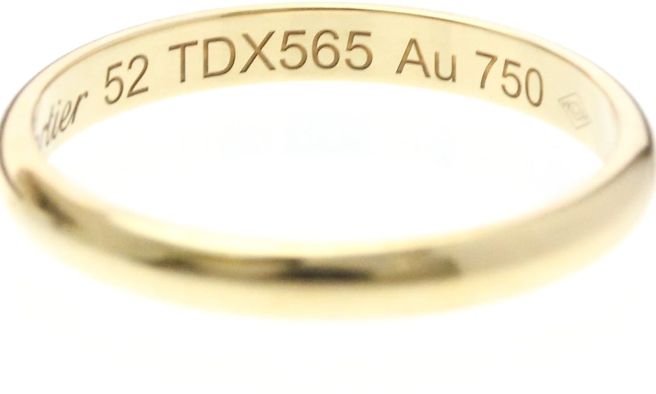 Cartier 1895 Wedding Band 18K Yellow Gold Goud