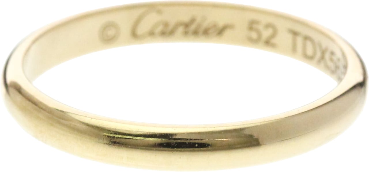 Cartier 1895 Wedding Band 18K Yellow Gold Goud