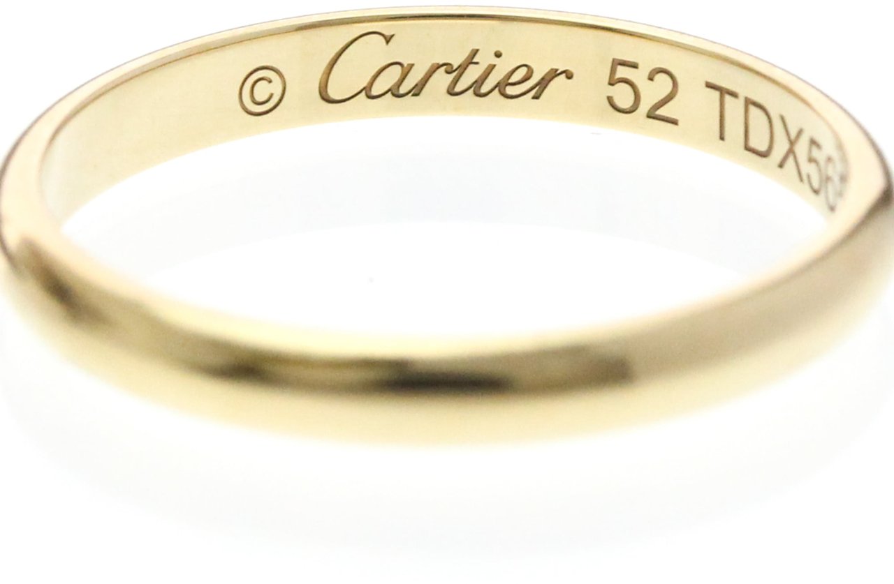 Cartier 1895 Wedding Band 18K Yellow Gold Goud