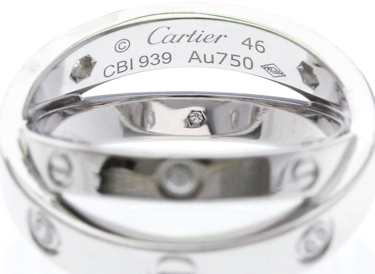 Cartier Be Love 18K White Gold with Diamonds Zilver