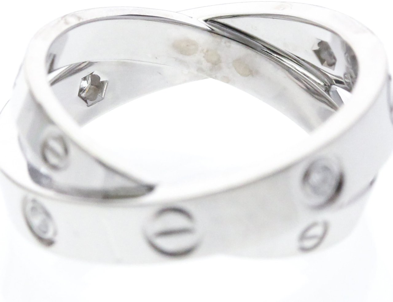 Cartier Be Love 18K White Gold with Diamonds Zilver