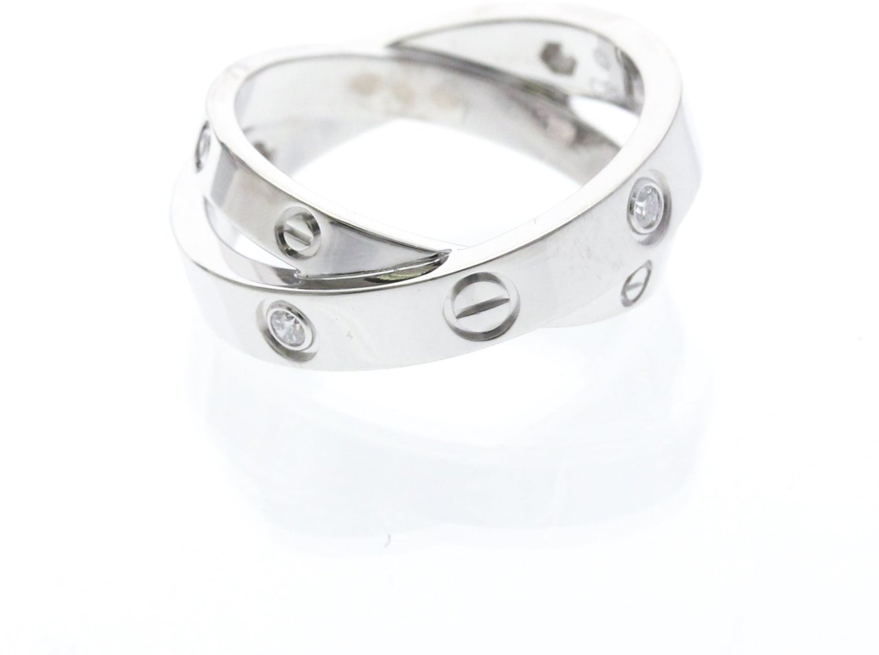 Cartier Be Love 18K White Gold with Diamonds Zilver
