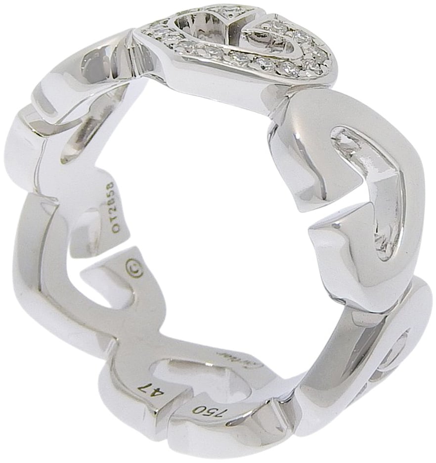 Cartier C Heart of Cartier 18K White Gold with Diamonds Zilver