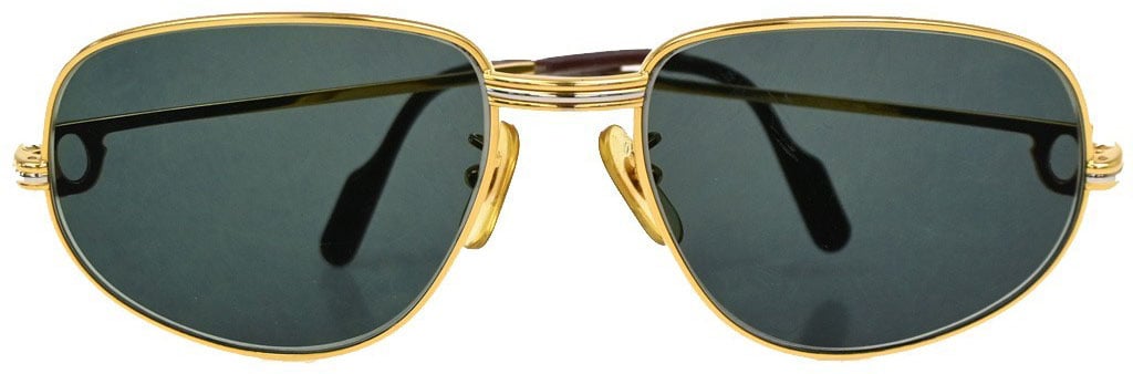 Cartier Cartier Romance Sunglasses Metal Goud