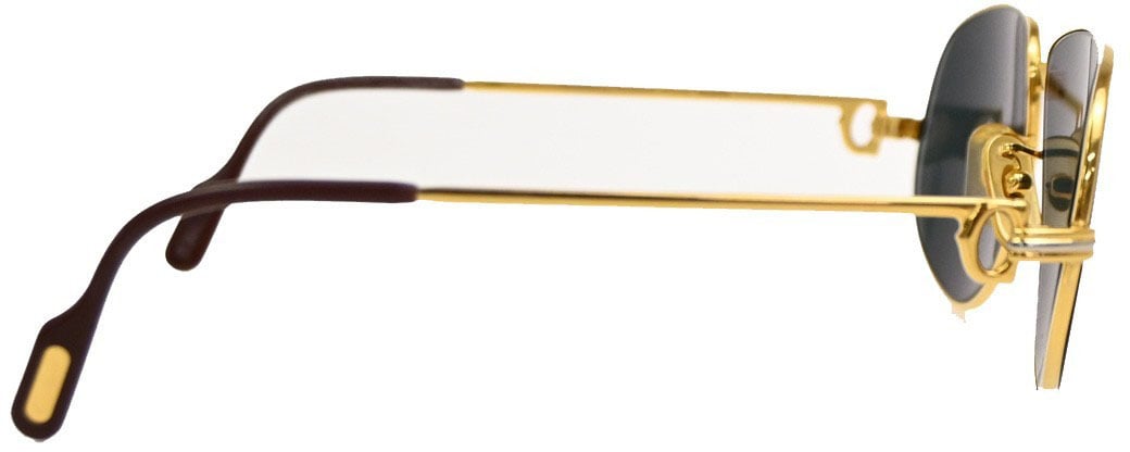 Cartier Cartier Romance Sunglasses Metal Goud