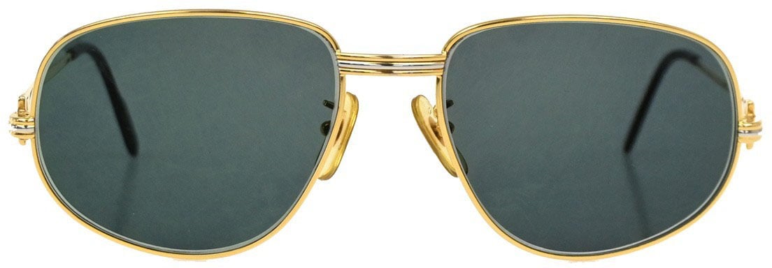 Cartier Cartier Romance Sunglasses Metal Goud