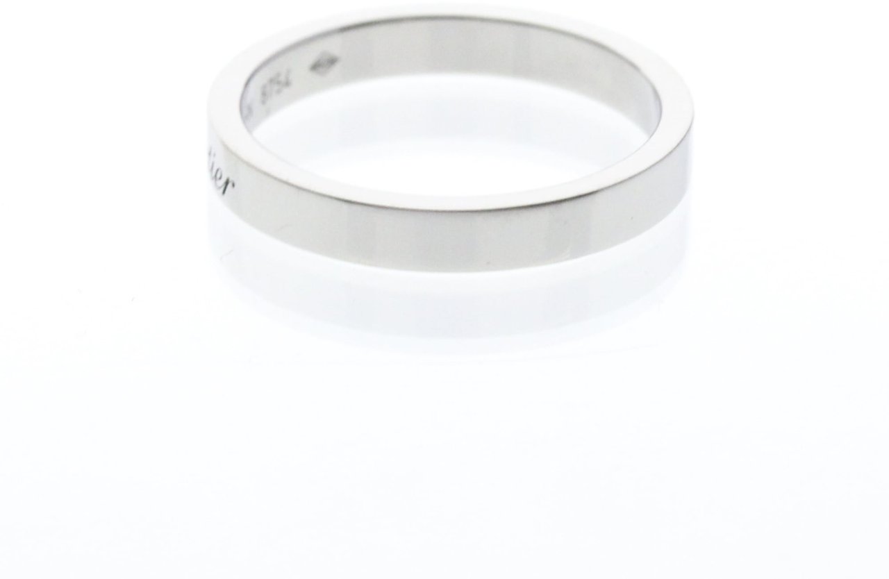Cartier C de Cartier Wedding Band Platinum 3mm Zilver