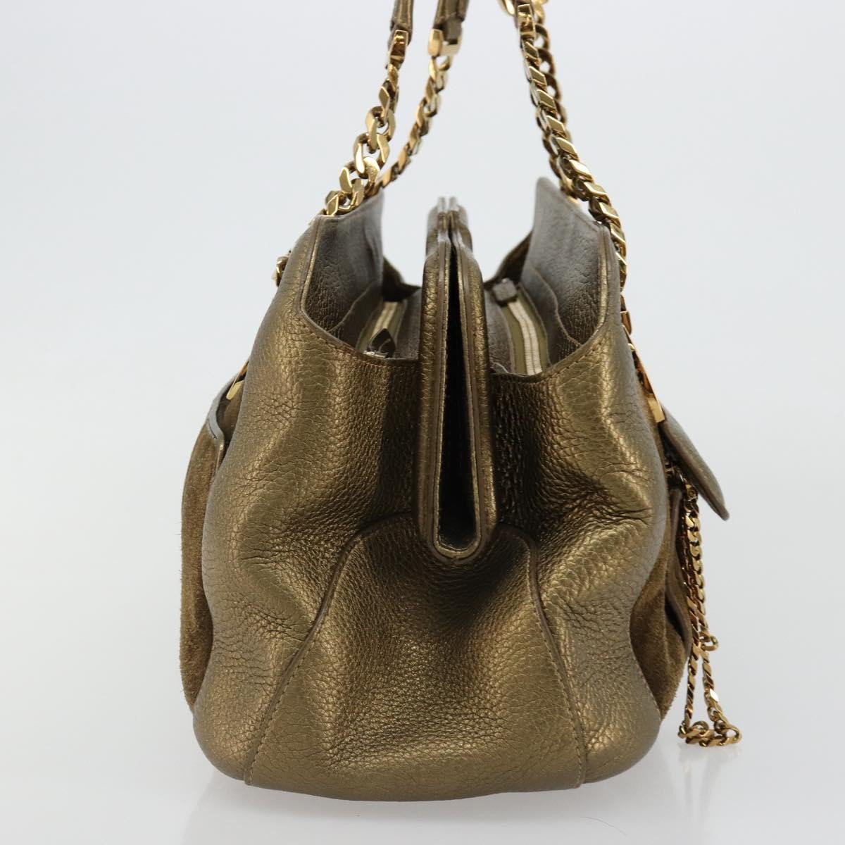 cartier Chain Ladonia Shoulder Bag Leather Goud