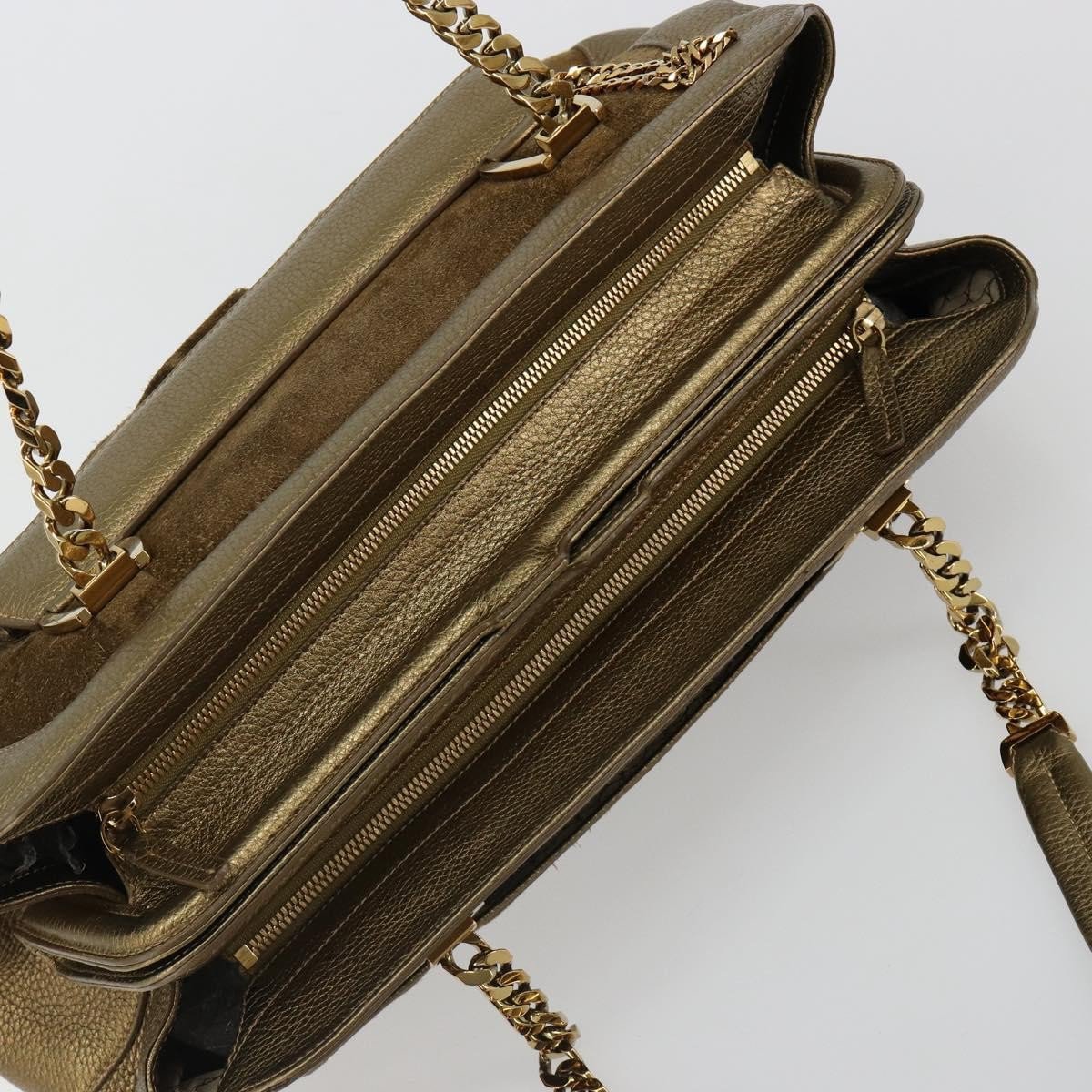 cartier Chain Ladonia Shoulder Bag Leather Goud