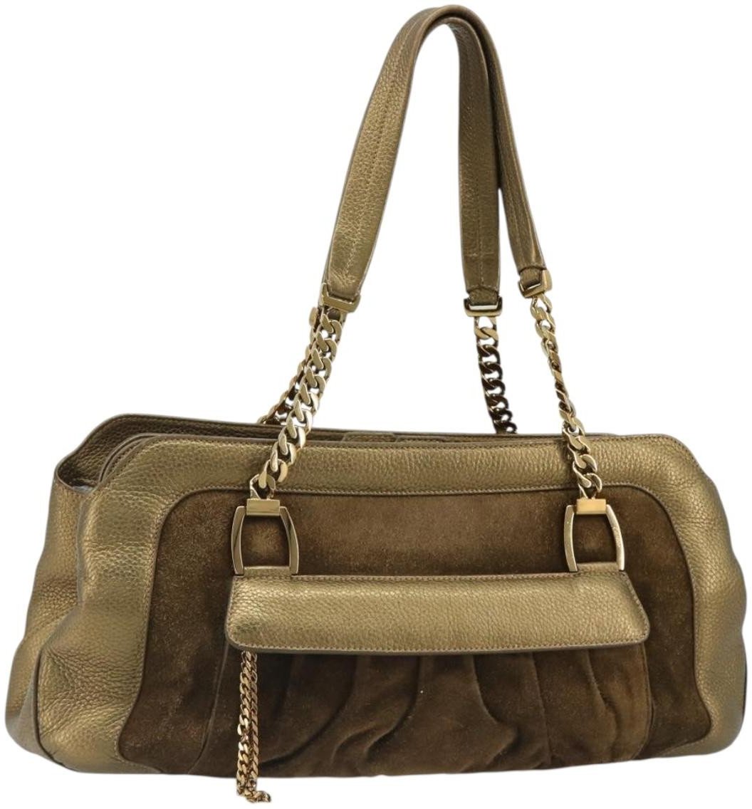 cartier Chain Ladonia Shoulder Bag Leather Goud
