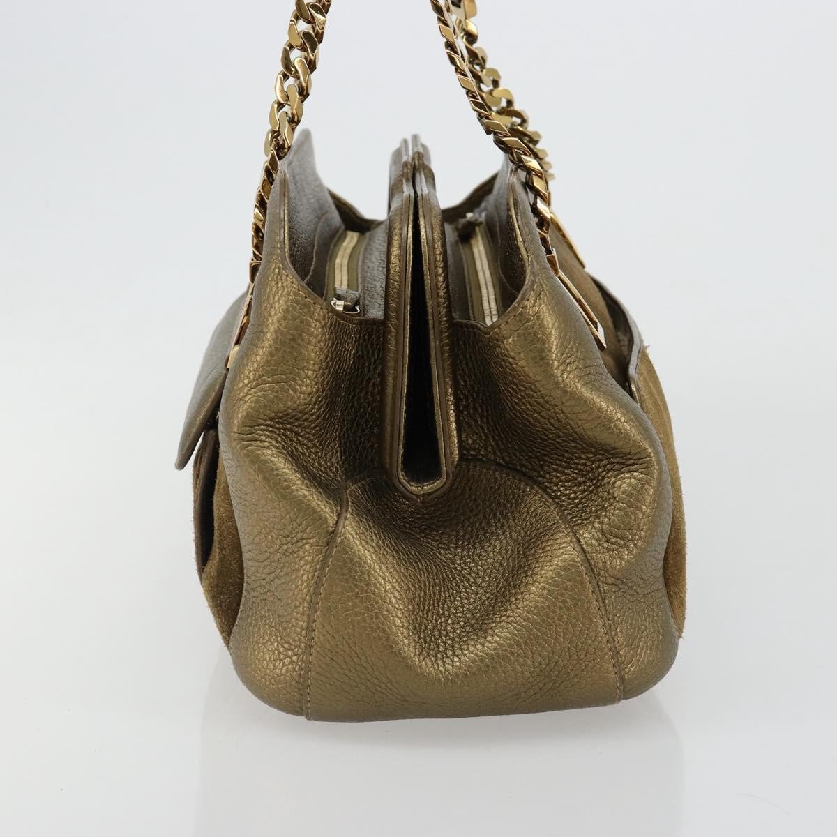cartier Chain Ladonia Shoulder Bag Leather Goud