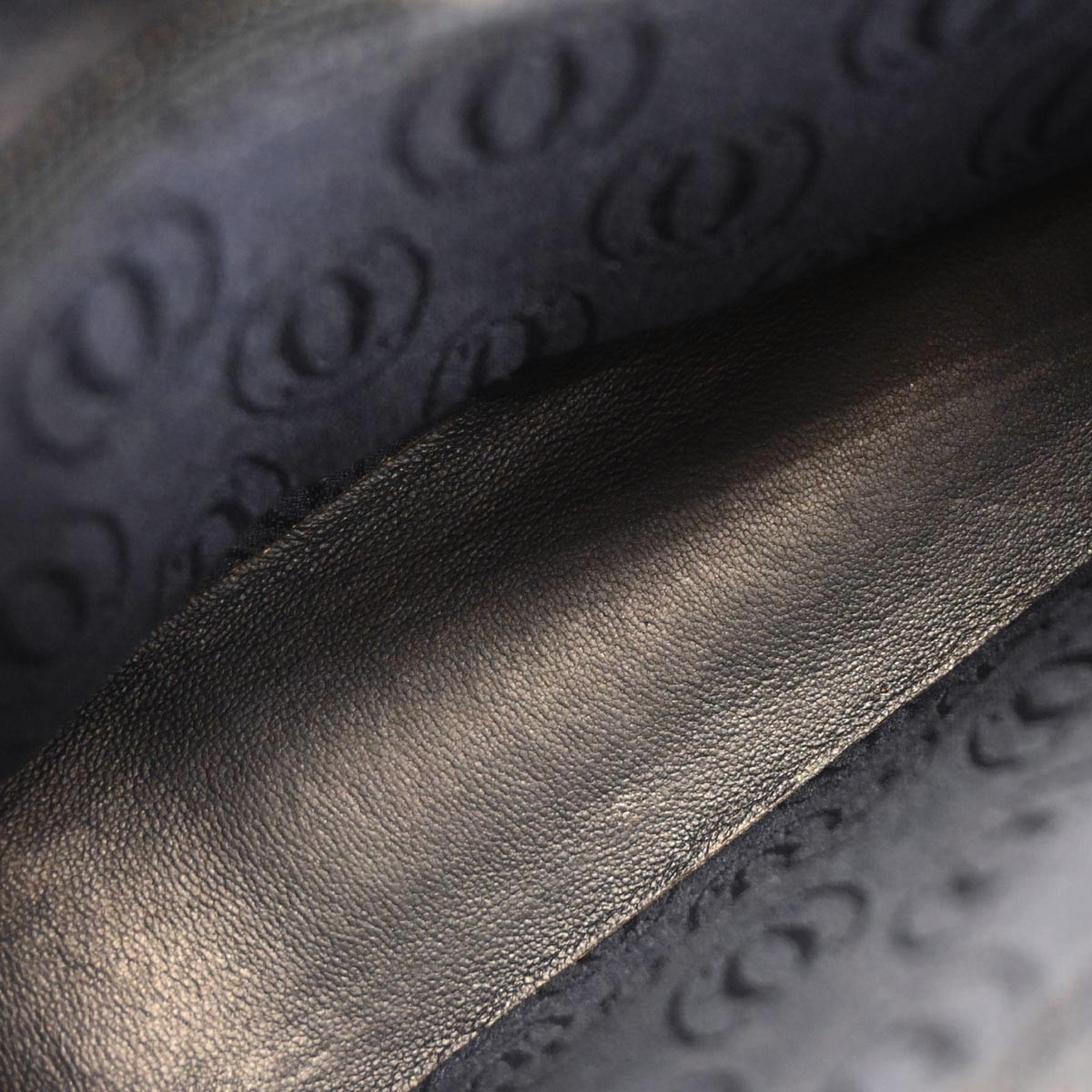 Cartier cartier Vintage Shoulder Bag Leather Navy