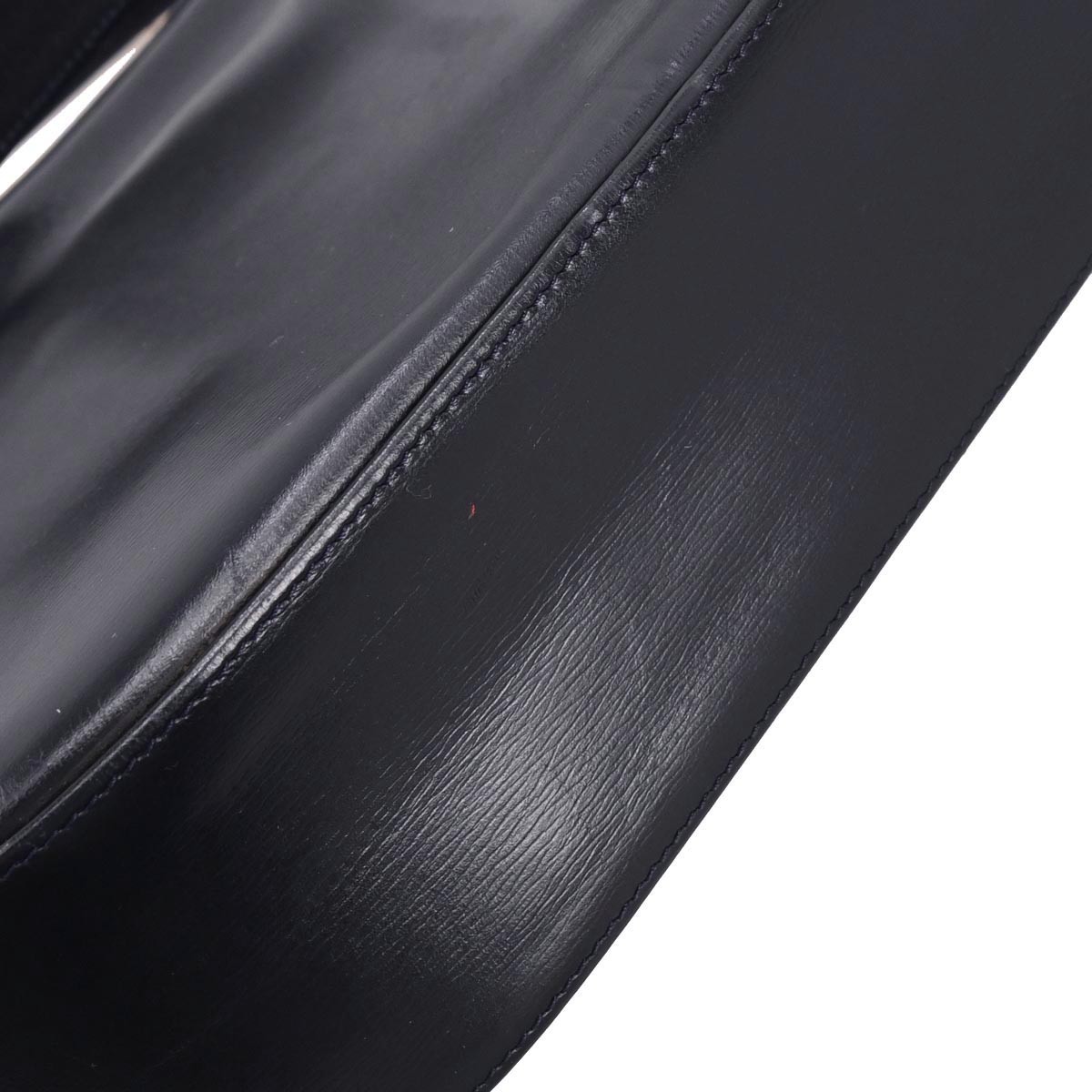 Cartier cartier Vintage Shoulder Bag Leather Navy