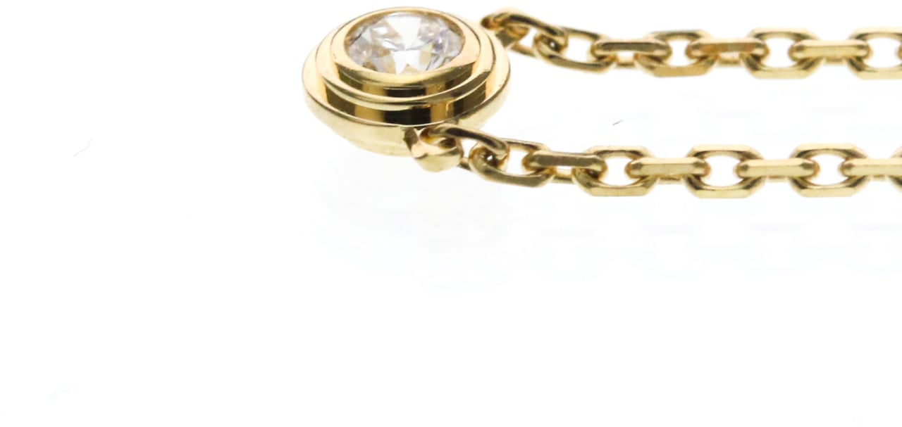 Cartier Cartier D'Amour Pendant 18K Yellow Gold and Diamond Small Goud
