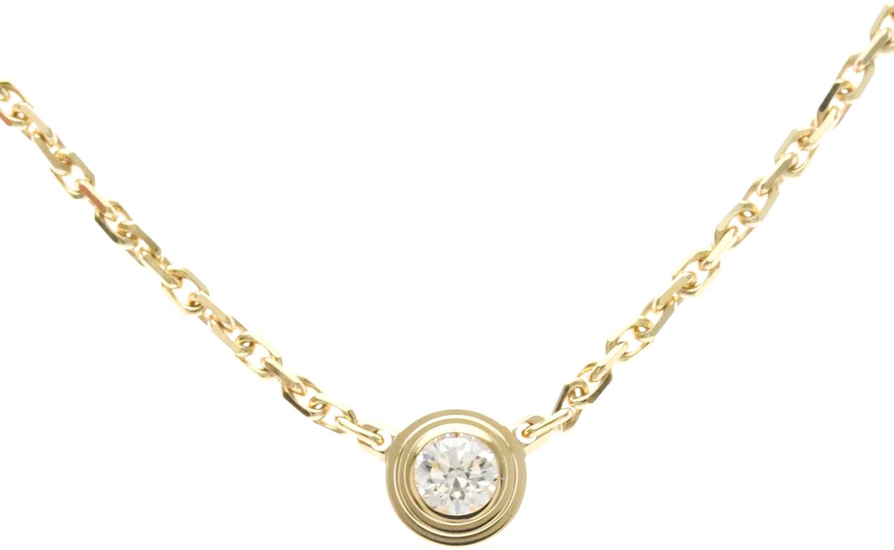 Cartier Cartier D'Amour Pendant 18K Yellow Gold and Diamond Small Goud