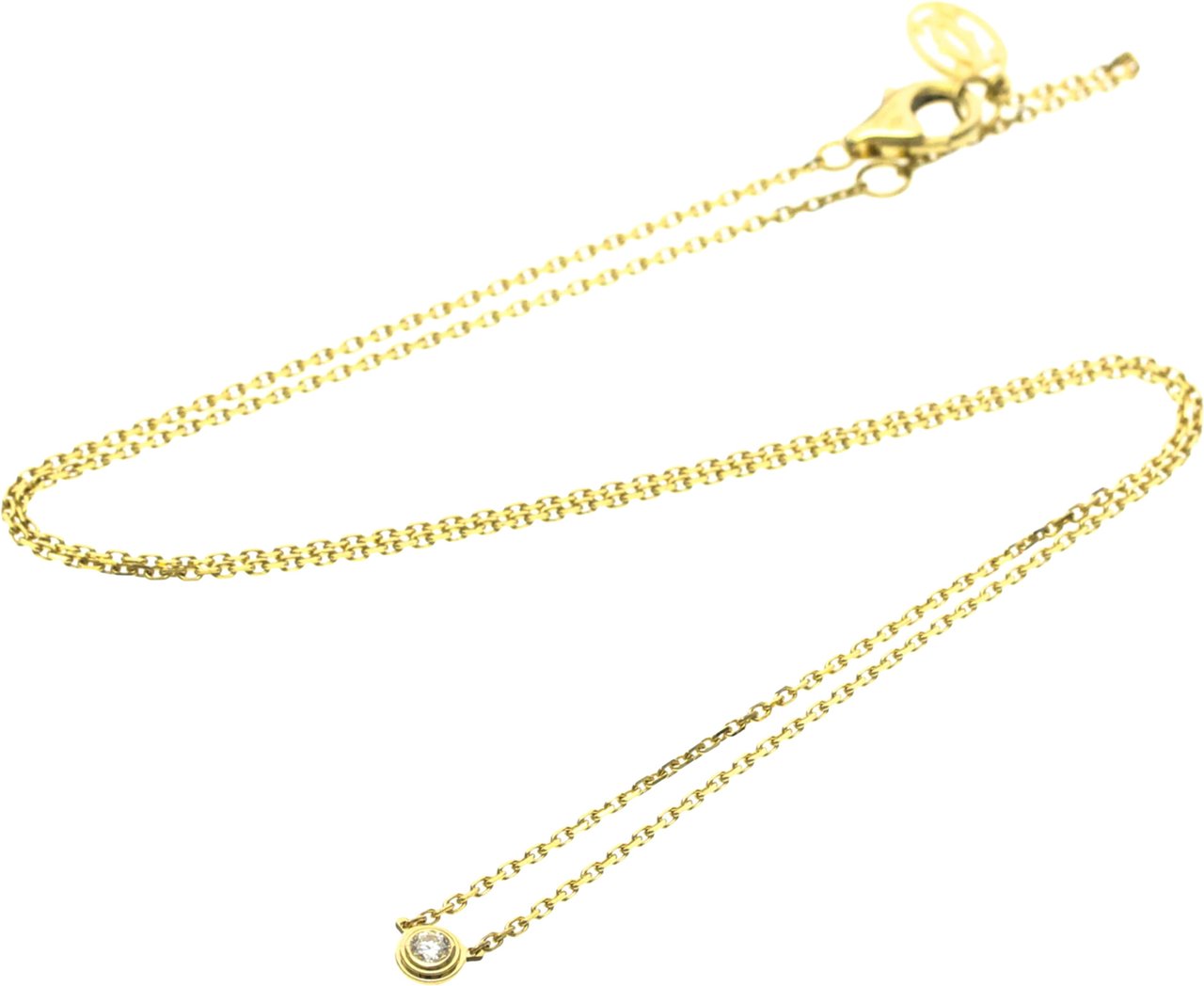 Cartier Cartier D'Amour Pendant 18K Yellow Gold and Diamond Small Goud
