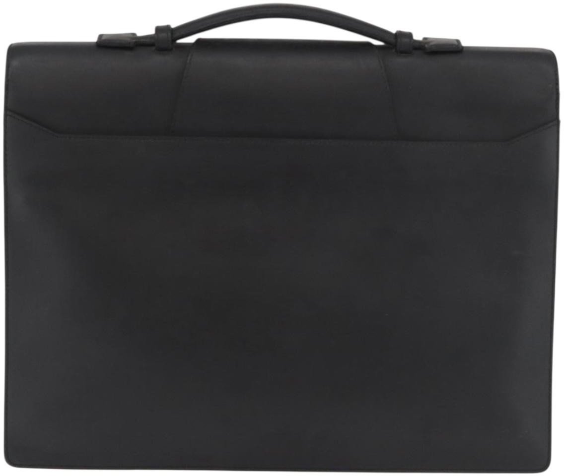 cartier Vintage Briefcase Leather Zwart