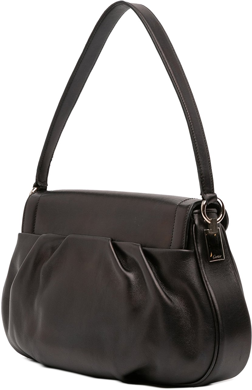 Cartier Leather Panthere Shoulder Bag Bruin