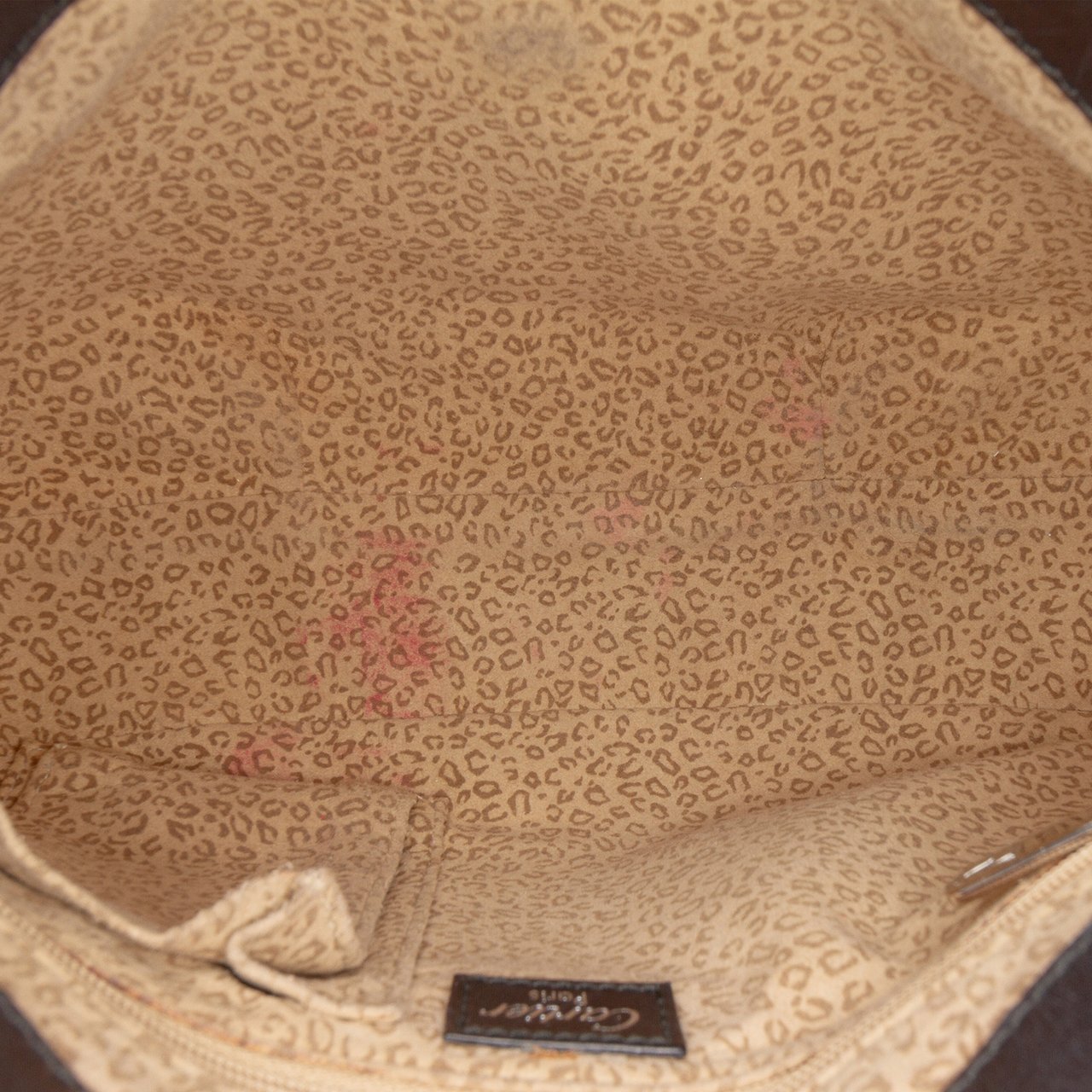 Cartier Leather Panthere Shoulder Bag Bruin